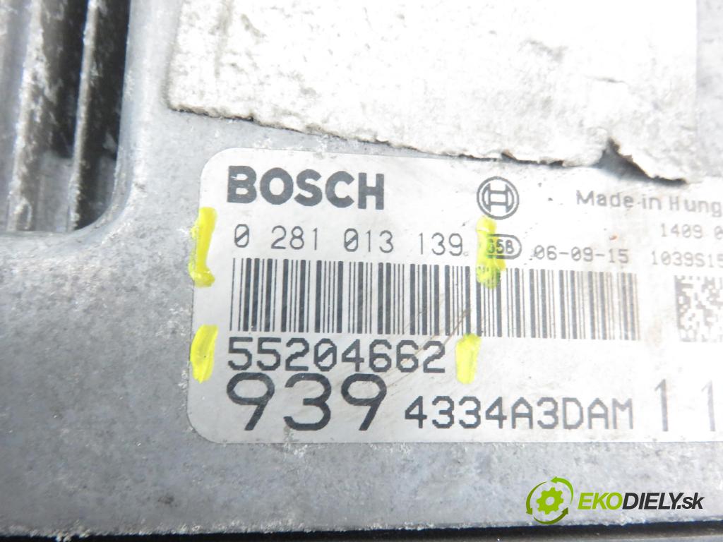 ALFA ROMEO 159 (939_) SEDAN 2007 1910,00 Sterowniki silnika 1910,00 Riadiaca jednotka Motor 0281013139; 55204662