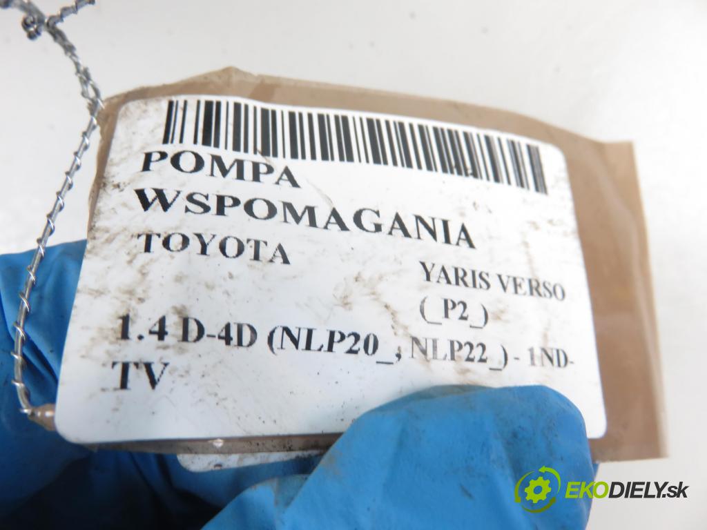 TOYOTA YARIS VERSO (_P2_) MINIVAN 2005 1364,00 Pompy wspomagania 1364,00 Pumpa servočerpadlo (Servočerpadlá, pumpy riadenia)