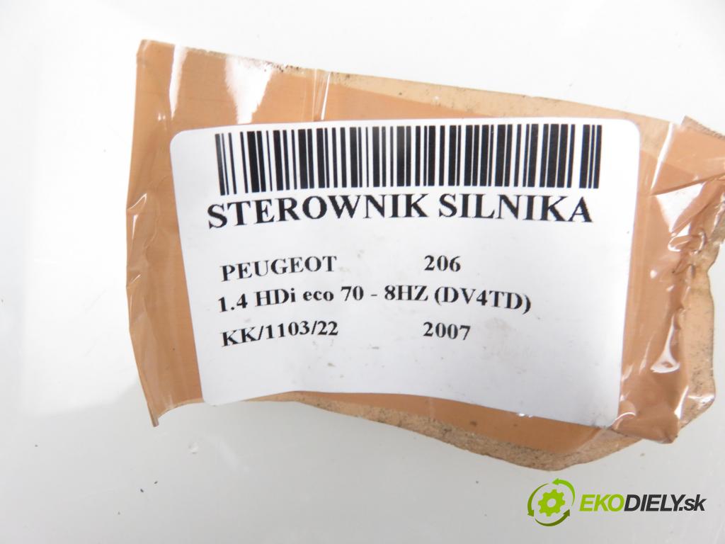 PEUGEOT 206 liftback (2A/C) HB 2007 1398,00 Sterowniki silnika 1398,00 Riadiaca jednotka Motor 9657699480; 0281012528