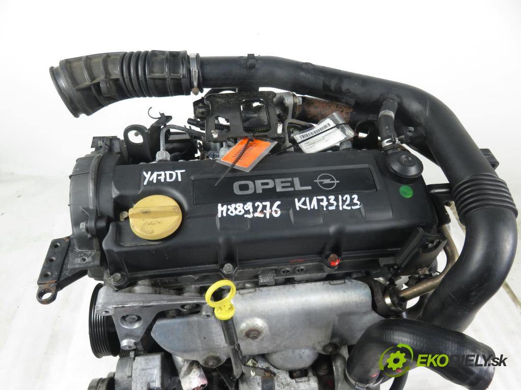OPEL ASTRA G liftback (T98) HB 2002 1686,00 Silniki kompletne 1686,00 motor DIESLA Y17DT