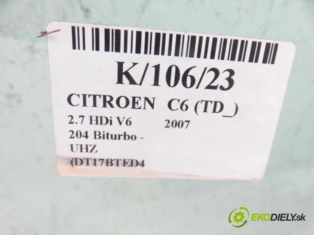CITROEN C6 (TD_) FASTBACK 2007 150,00 2.7 HDi V6 204 Biturbo - UHZ (DT17BTED4) 2720,00 Okno čelná 