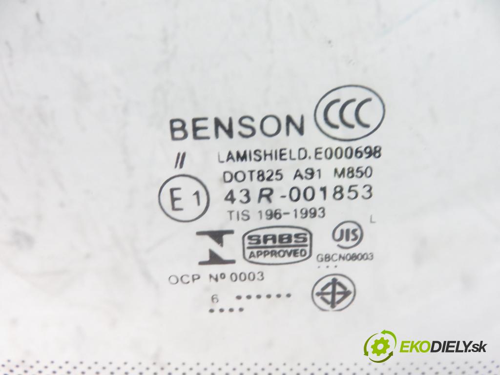 CITROEN C6 (TD_) FASTBACK 2007 150,00 2.7 HDi V6 204 Biturbo - UHZ (DT17BTED4) 2720,00 Okno čelná