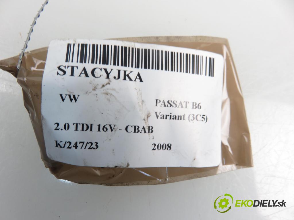 VW PASSAT B6 Variant (3C5) KOMBI 2008 1968,00 Stacyjki 1968,00 spinačka 3C0905843Q (Spínacie skrinky a kľúče)