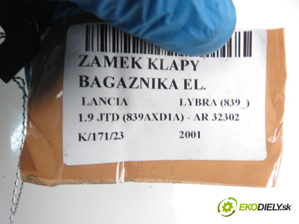 LANCIA LYBRA (839_) SEDAN 2001 1910,00 Zamki 1910,00 zámok dveří kufr MAN: 