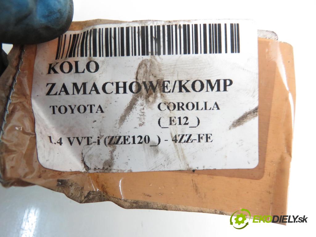 TOYOTA COROLLA (_E12_) HB 2004 1398,00 Koła dwumasowe i zamachowe 1398,00 Koleso zotrvačník 320017210; 134510D0