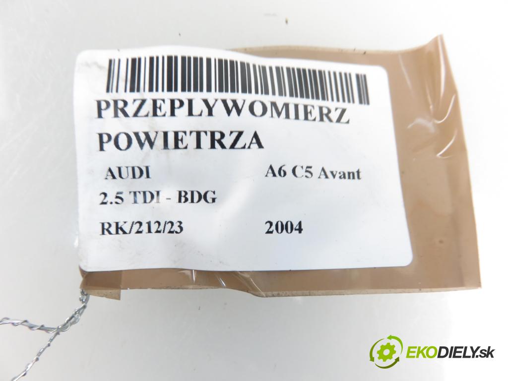 AUDI A6 Avant (4B5, C5) KOMBI 2004 2496,00 Przepływomierze 2496,00 váha vzduchu vzduchu AFH7025C; 059906461M