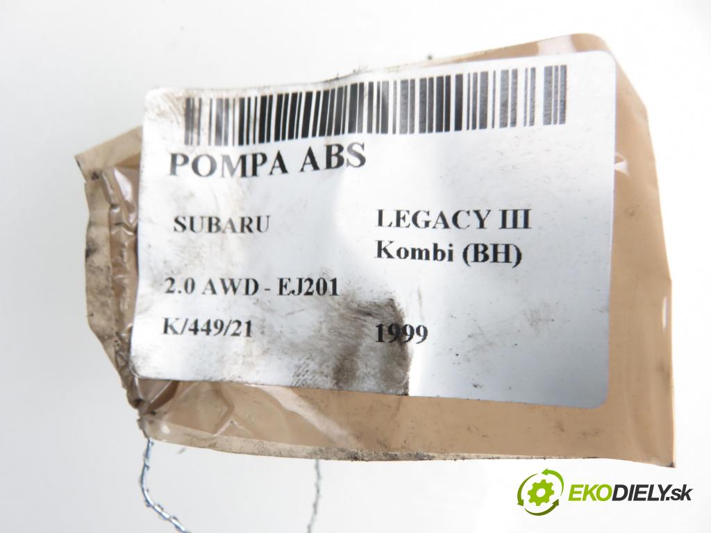 SUBARU LEGACY III Kombi (BH) KOMBI 1999 1994,00 Sterowniki ABS 1994,00 Pumpa ABS 27531AC060 (Pumpy ABS)