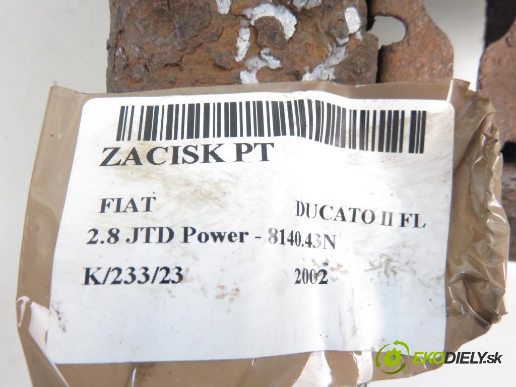 FIAT DUCATO Skrzynia (244_) FURGON 2002 2798,00 Zaciski 2798,00 Brzdič strmeň pravé zadné