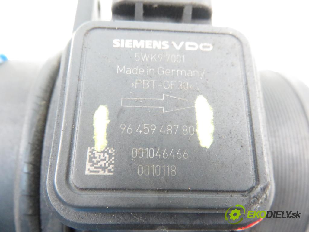 CITROEN C6 (TD_) FASTBACK 2007 2720,00 Przepływomierze 2720,00 váha vzduchu vzduchu 9645948780