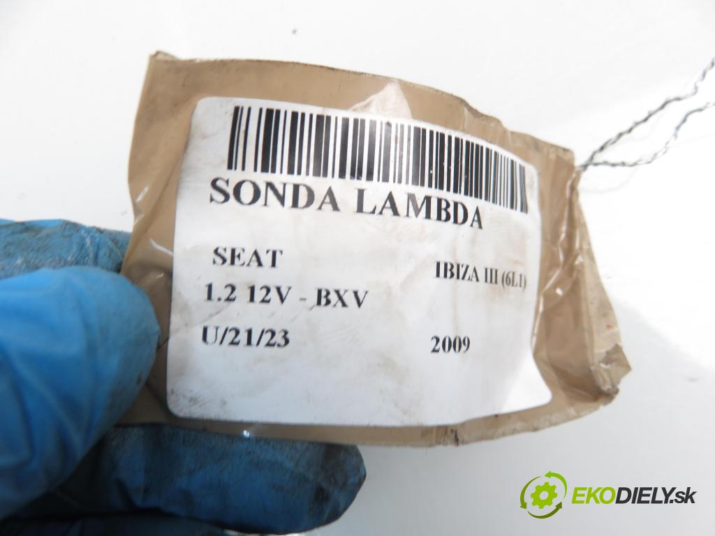 SEAT IBIZA III (6L1) HB 2009 1198,00 Sondy lambda 1198,00 sonda lambda 03C906262 (Lambda sondy)