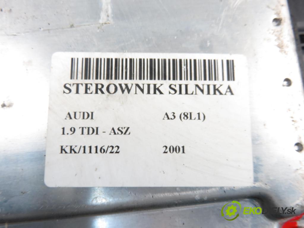 AUDI A3 (8L1) HB 2001 1896,00 Sterowniki silnika 1896,00 Riadiaca jednotka Motor 0281010308; 038906019CK