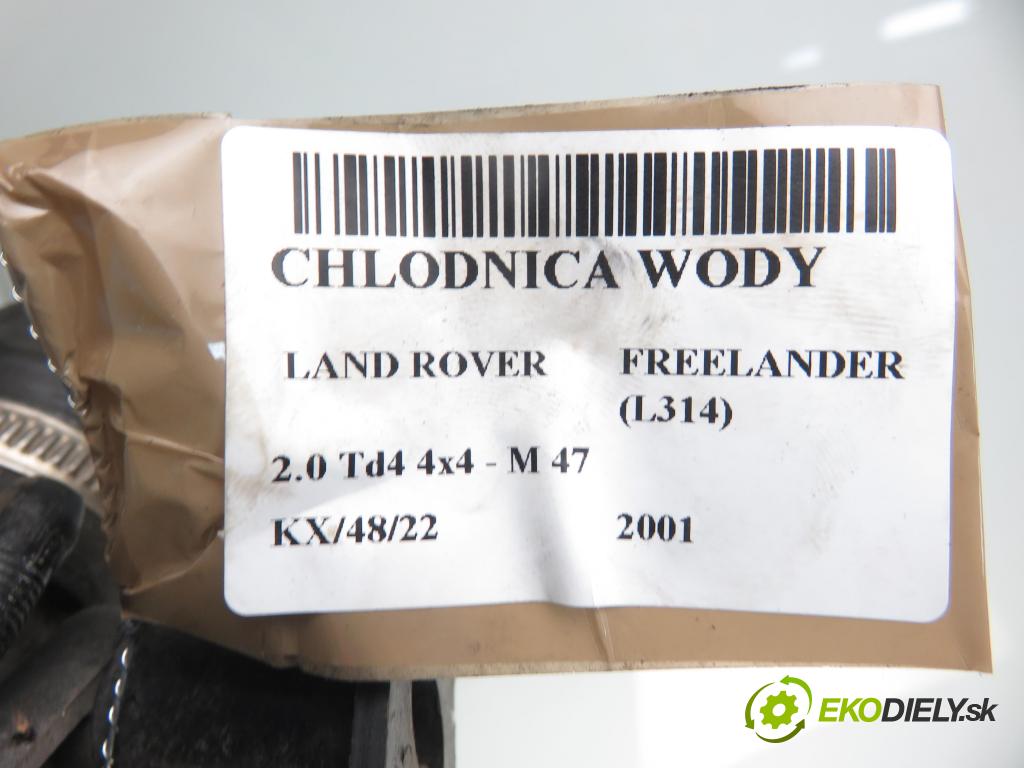 LAND ROVER FREELANDER (L314) SUV 2001 1951,00 Chłodnice wody 1951,00 chladič vody 