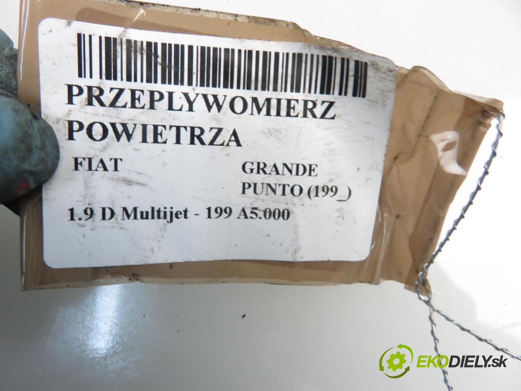 FIAT GRANDE PUNTO (199_) HB 2006 1910,00 Przepływomierze 1910,00 váha vzduchu vzduchu 0281002683; F00C2G7003