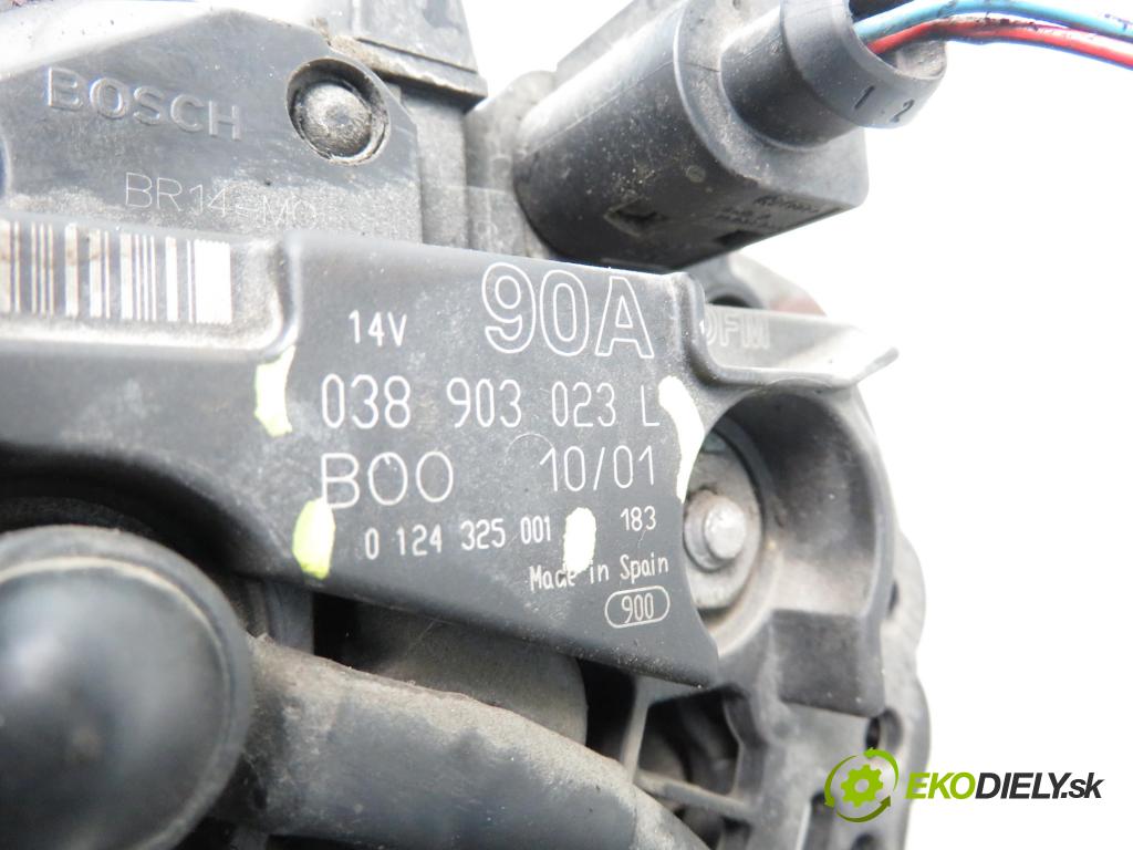 SEAT IBIZA II (6K1) HB 2001 1896,00 Alternatory kompletne 1896,00 Alternátor 038903023L; 0124325001 (Alternátory)