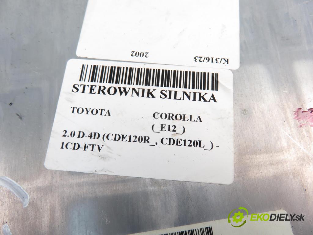 TOYOTA COROLLA (_E12_) HB 2002 1995,00 Sterowniki silnika 1995,00 Riadiaca jednotka Motor 8966602320