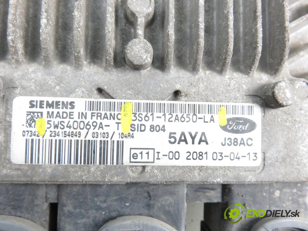 FORD FIESTA V (JH_, JD_) HB 2003 1399,00 Sterowniki silnika 1399,00 Riadiaca jednotka Motor 5WS40069AT; 3S6112A650LA
