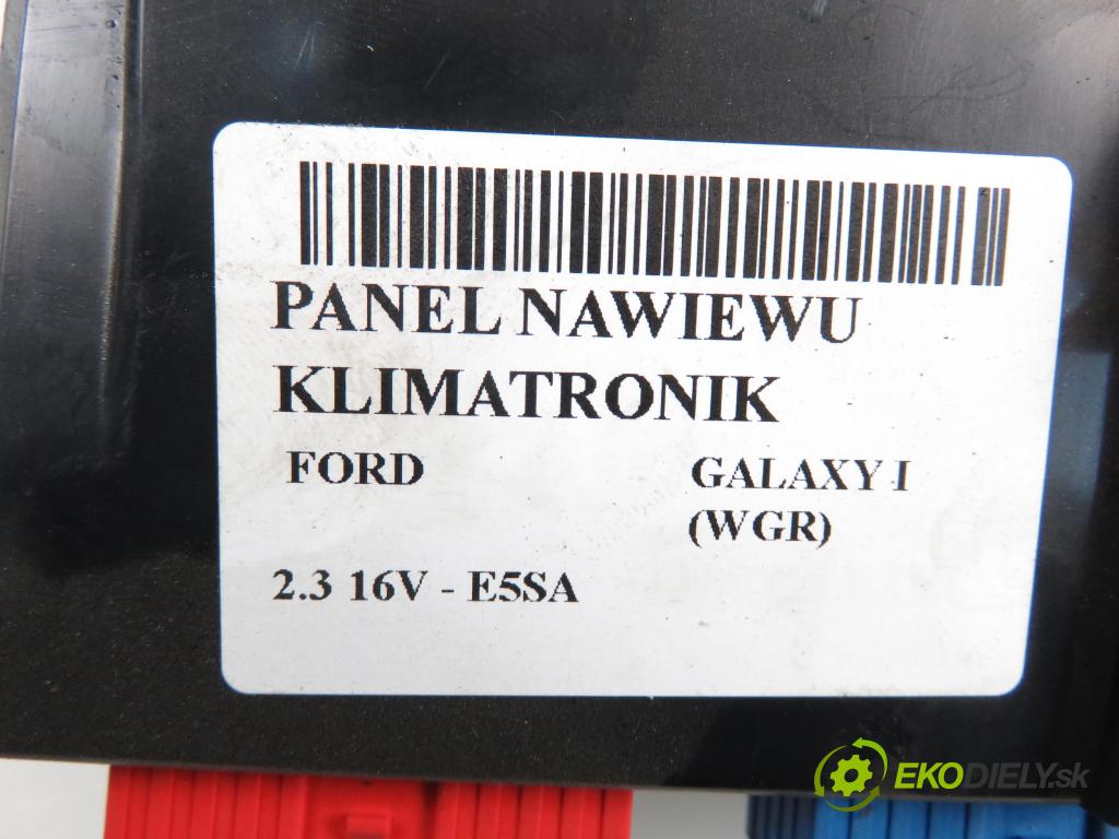 FORD GALAXY (WGR) VAN 1997 2295,00 Panele sterowania, przełączniki 2295,00 Panel kúrenia KLIMATRONIK 95VW19988AKW; 7M0907040AB