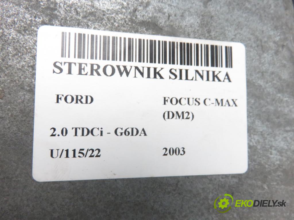 FORD FOCUS C-MAX (DM2) MINIVAN 2003 1997,00 Sterowniki silnika 1997,00 Riadiaca jednotka Motor 5WS40028LT; 3M5A12A650HJ