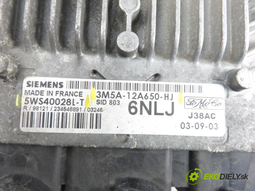 FORD FOCUS C-MAX (DM2) MINIVAN 2003 1997,00 Sterowniki silnika 1997,00 Riadiaca jednotka Motor 5WS40028LT; 3M5A12A650HJ