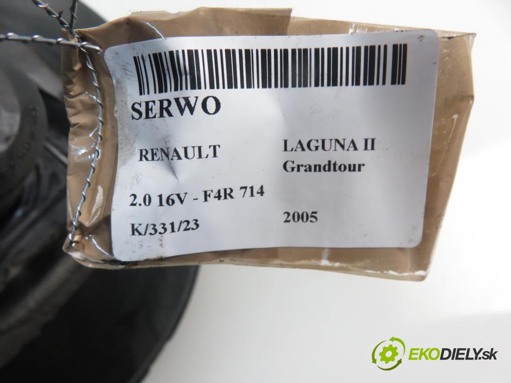 RENAULT LAGUNA II Grandtour (KG0/1_) KOMBI 2005 1998,00 Serwa hamulca 1998,00 posilovač 8200363858A; 03787412054 (Servočerpadlá, pumpy řízení)