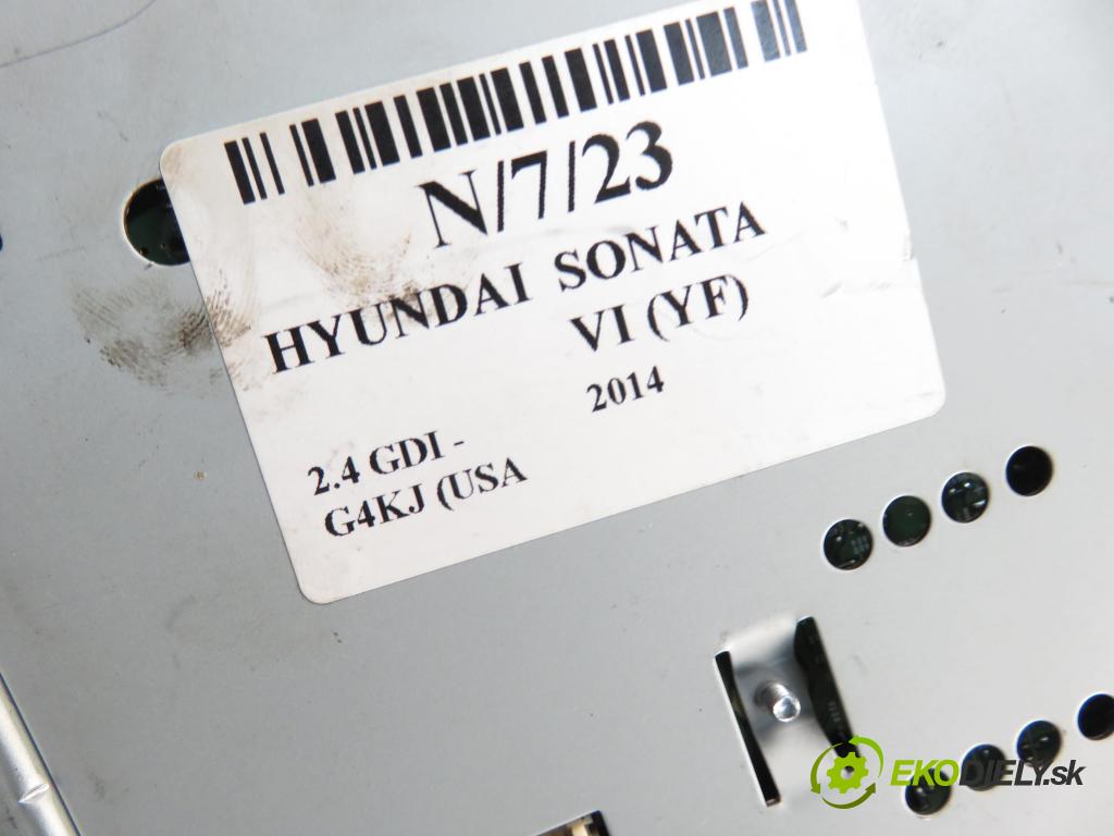 HYUNDAI SONATA VI (YF) SEDAN 2014 2359,00 Radioodtwarzacze 2359,00 RADIO CD 965603Q400