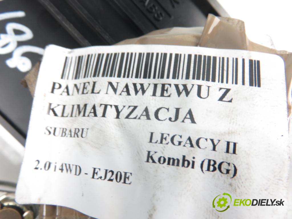 SUBARU LEGACY II Kombi (BG) KOMBI 1998 1994,00 Panele sterowania, przełączniki 1994,00 Panel kúrenia KLIMATIZACE: