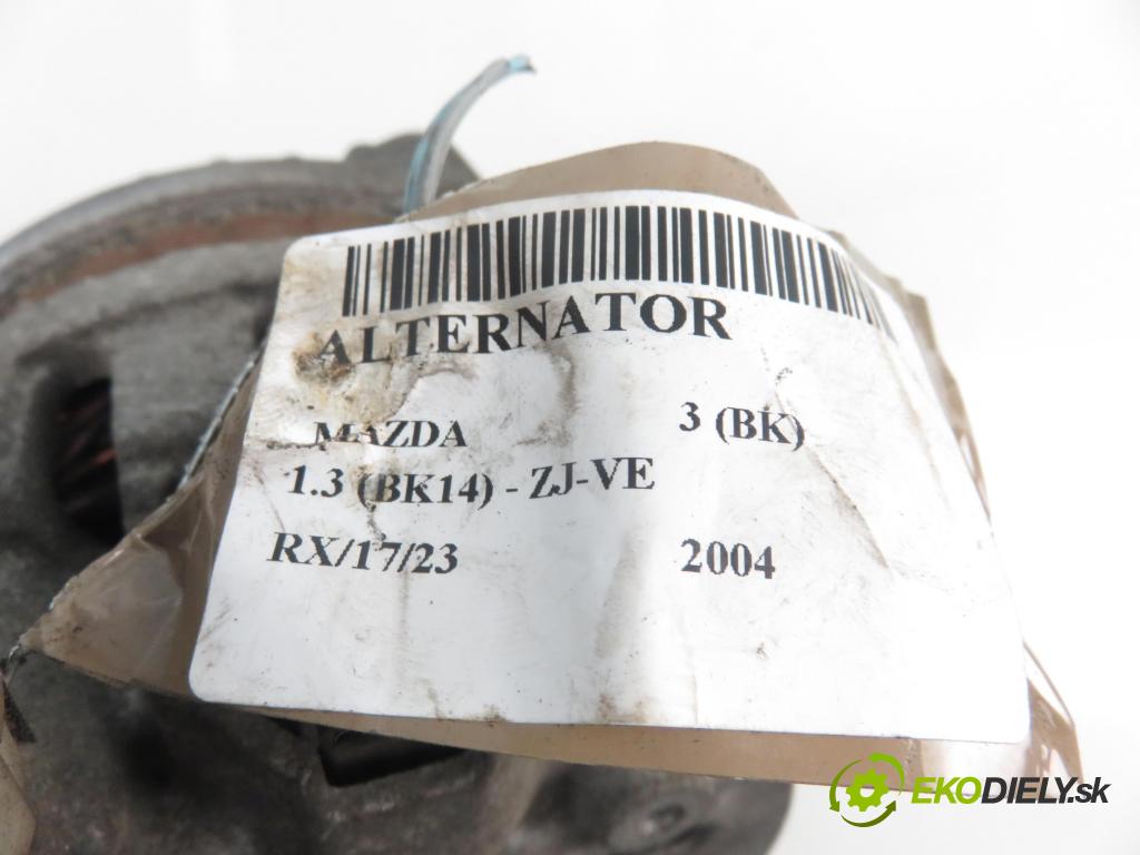 MAZDA 3 (BK) HB 2004 1349,00 Alternatory kompletne 1349,00 Alternátor A2TC0091 (Alternátory)