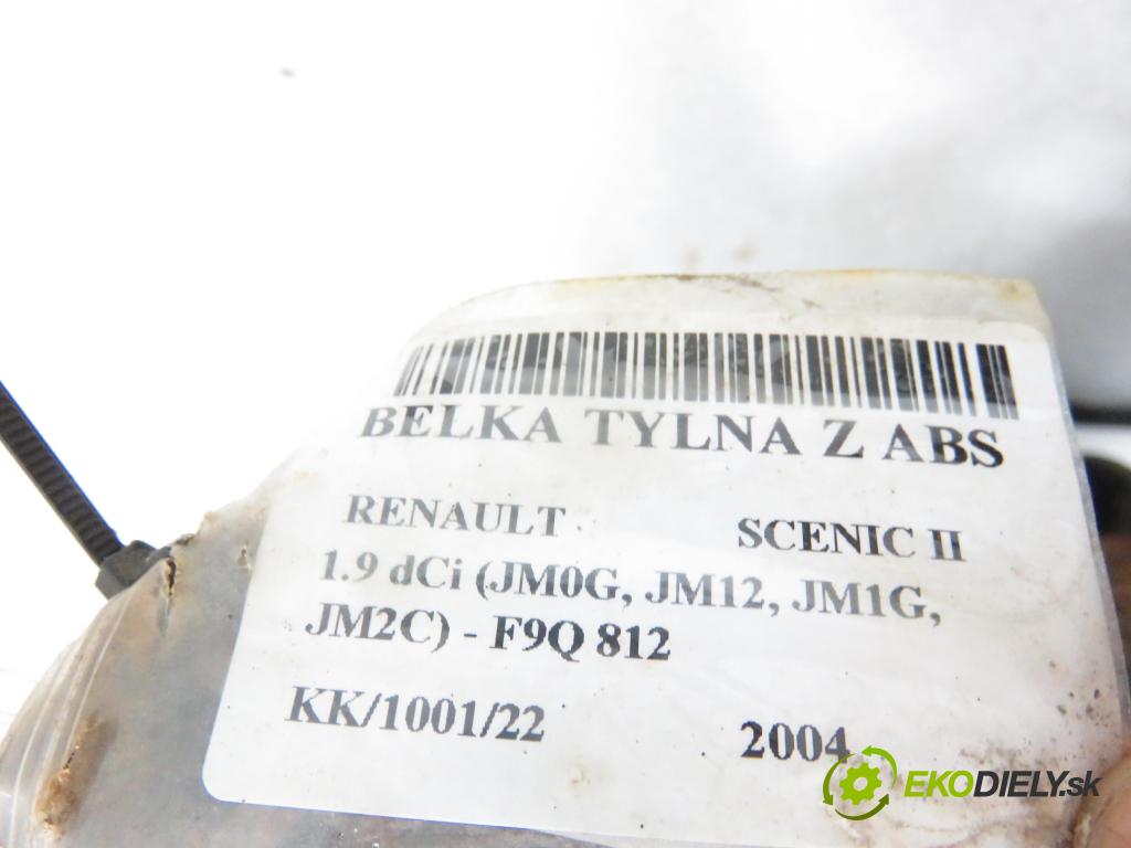 RENAULT SCENIC II (JM0/1_) MINIVAN 2004 88,00 1.9 dCi 120 - F9Q 812 1870,00 Výstuha zadná ABS
