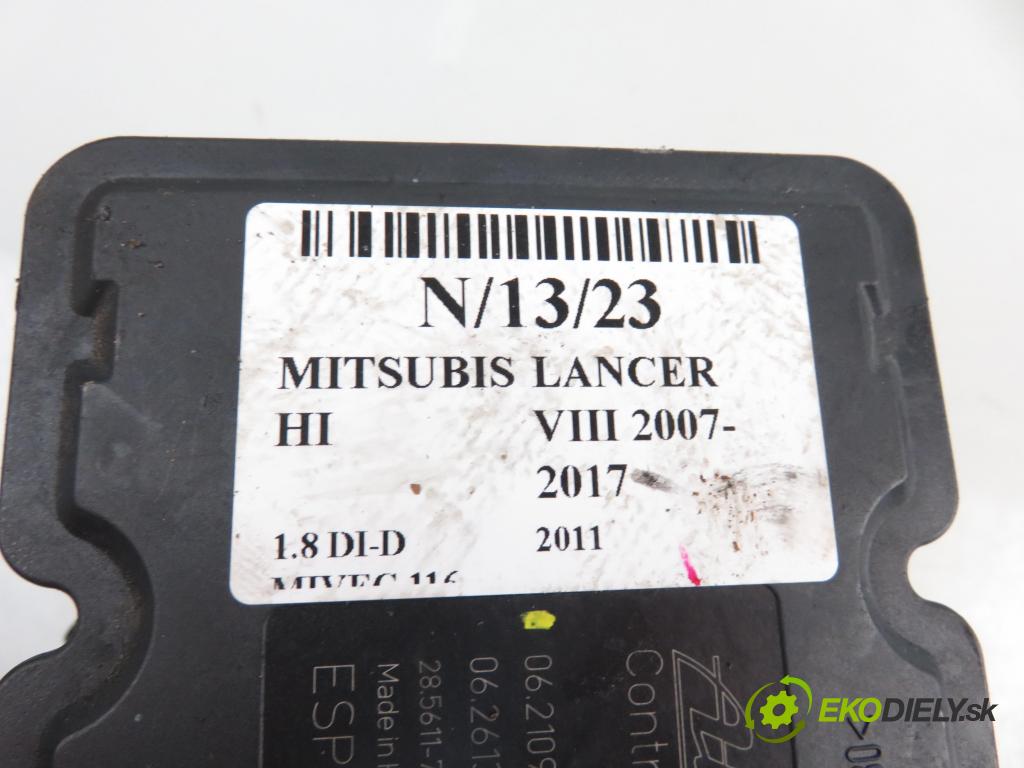 MITSUBISHI LANCER VIII (CY_A, CZ_A) SEDAN 2011 1798,00 Sterowniki ABS 1798,00 Pumpa ABS 4670A539; 06210957713; 06261335861 (Pumpy ABS)