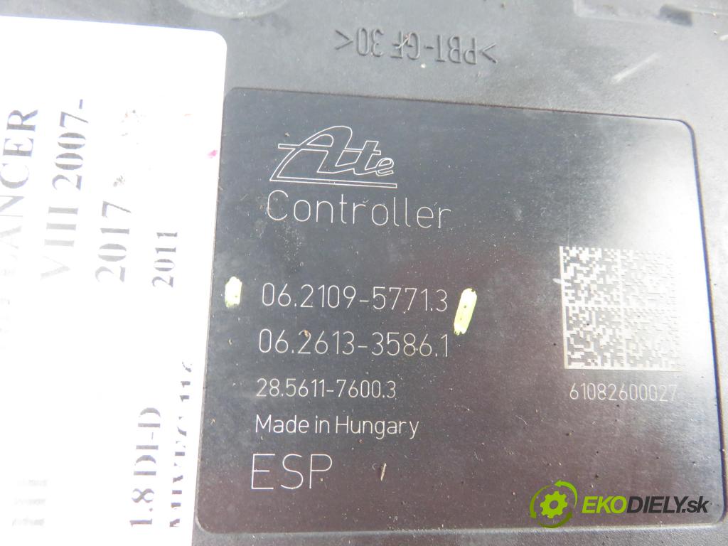 MITSUBISHI LANCER VIII (CY_A, CZ_A) SEDAN 2011 1798,00 Sterowniki ABS 1798,00 Pumpa ABS 4670A539; 06210957713; 06261335861 (Pumpy ABS)