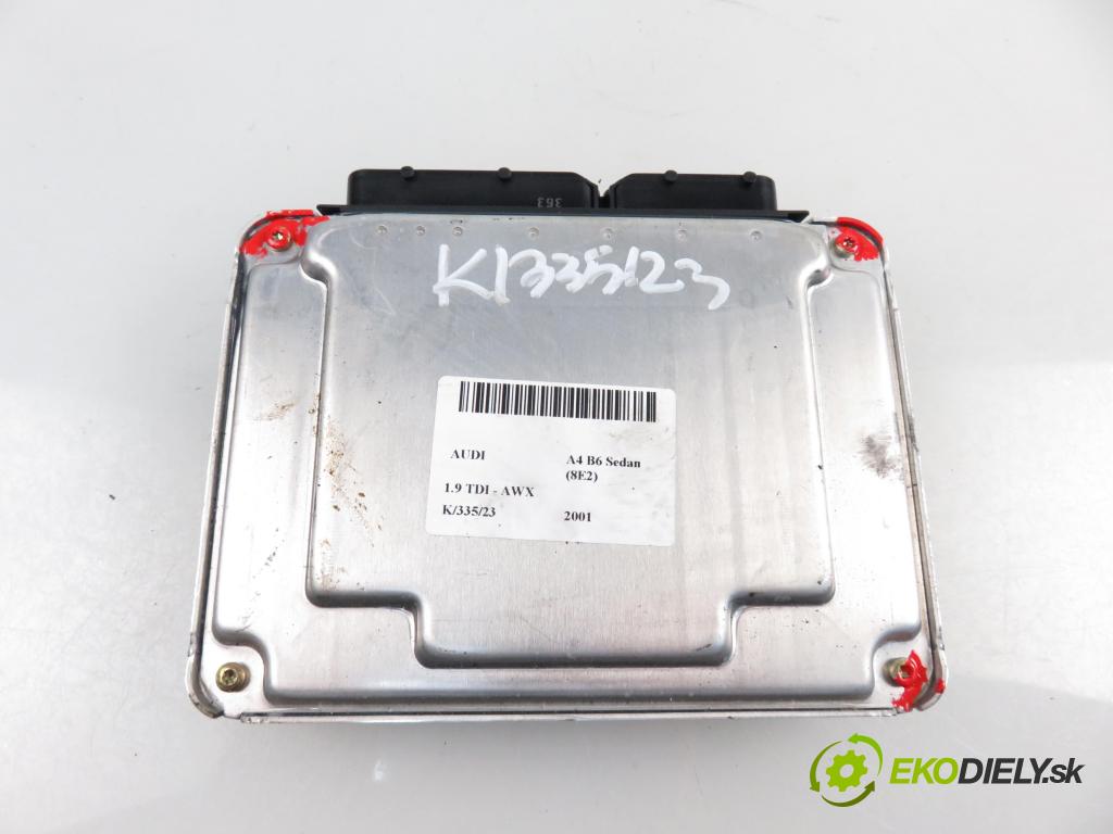 AUDI A4 (8E2, B6) SEDAN 2001 1896,00 Sterowniki silnika 1896,00 Riadiaca jednotka Motor 0281010406; 038906019CG