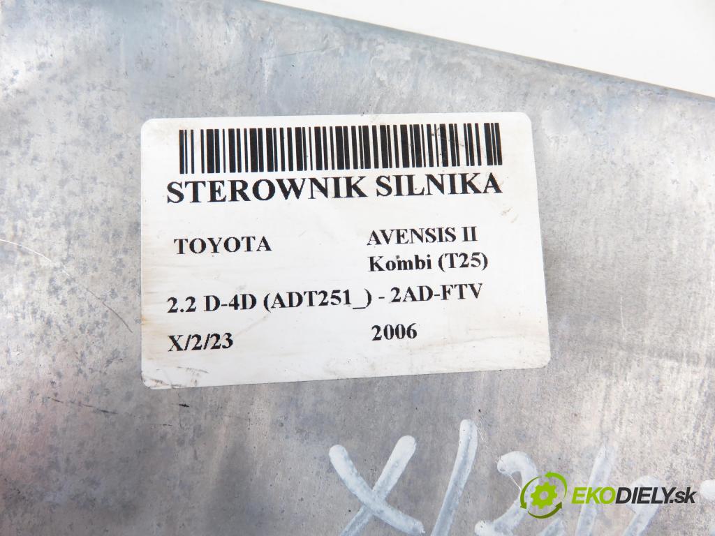 TOYOTA AVENSIS Kombi (_T25_) KOMBI 2006 2231,00 Sterowniki silnika 2231,00 Riadiaca jednotka Motor 8966105A21