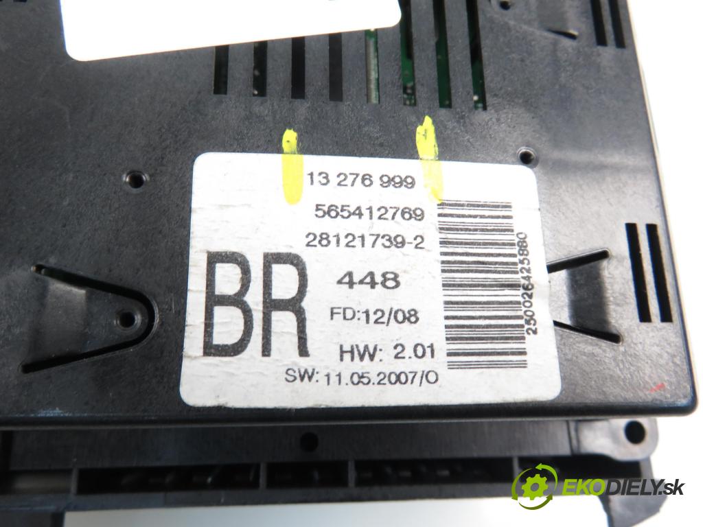OPEL ZAFIRA B (A05) MINIVAN 2008 1598,00 Radioodtwarzacze 1598,00 RADIO CD 13263051; 13276999