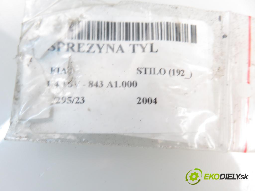 FIAT STILO (192_) HB 2004 1368,00 Sprężyny zawieszenia 1368,00 Pružina ZADNÉ: