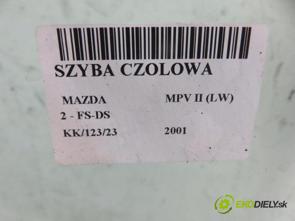 MAZDA MPV II (LW) MINIVAN 2001 90,00 2 - FS-DS 1991,00 Okno čelná 
