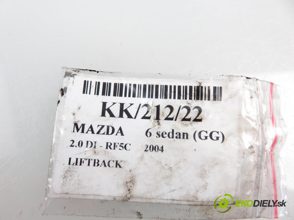 MAZDA 6 sedan (GG) LIFTBACK 2004 1998,00 Pozostałe 1998,00 Turbo