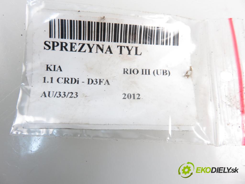 KIA RIO III (UB) HB 2012 1120,00 Sprężyny zawieszenia 1120,00 Pružina ZADNÉ: 