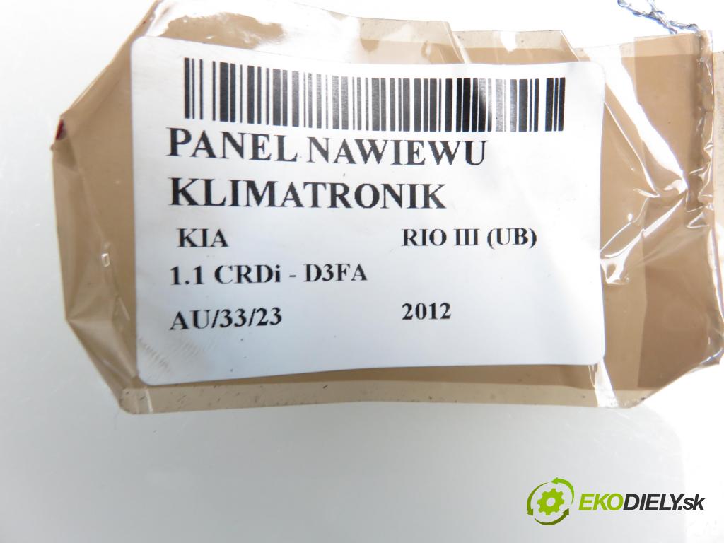 KIA RIO III (UB) HB 2012 1120,00 Panele sterowania, przełączniki 1120,00 Panel kúrenia KLIMATRONIK 972501W950