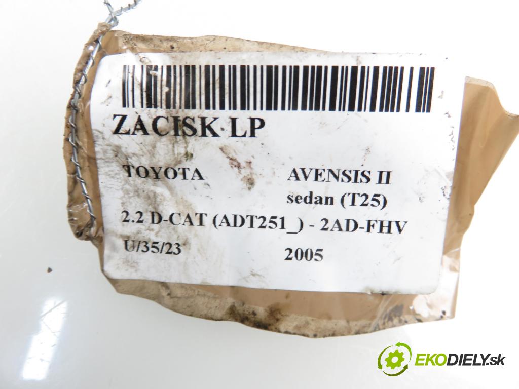 TOYOTA AVENSIS sedan (_T25_) SEDAN 2005 2231,00 Zaciski 2231,00 Brzdič strmeň LP 