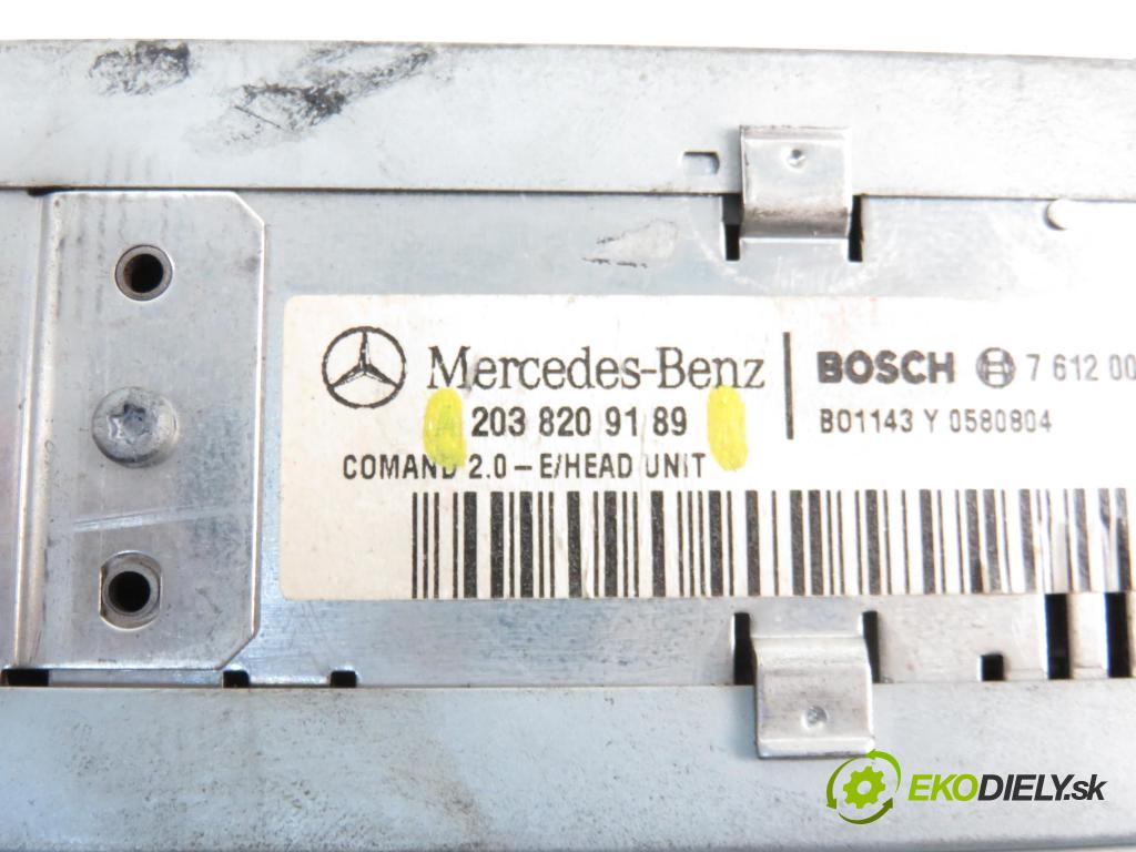 MERCEDES-BENZ KLASA C coupe (CL203) COUPE 2000 2148,00 Radioodtwarzacze 2148,00 RADIO 2038209189