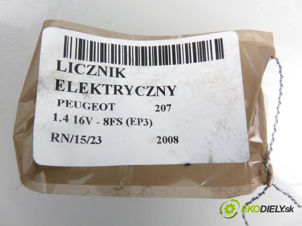 PEUGEOT 207 (WA_, WC_) HB 2008 1397,00 Liczniki, zegary 1397,00 Prístrojovka elektrický A2C53337652; 9666132380