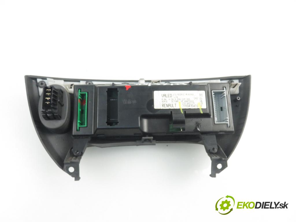 RENAULT SCENIC I (JA0/1_) MINIVAN 2002 1870,00 Panele sterowania, przełączniki 1870,00 Panel kúrenia KLIMATRONIK 7700435401