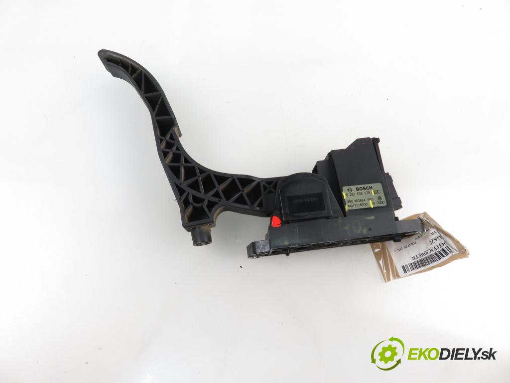 VW POLO (9N_) HB 2002 1422,00 Pozostałe 1422,00 Potenciometer plynového pedálu 0281002378; 6Q1721503D (Pedále)