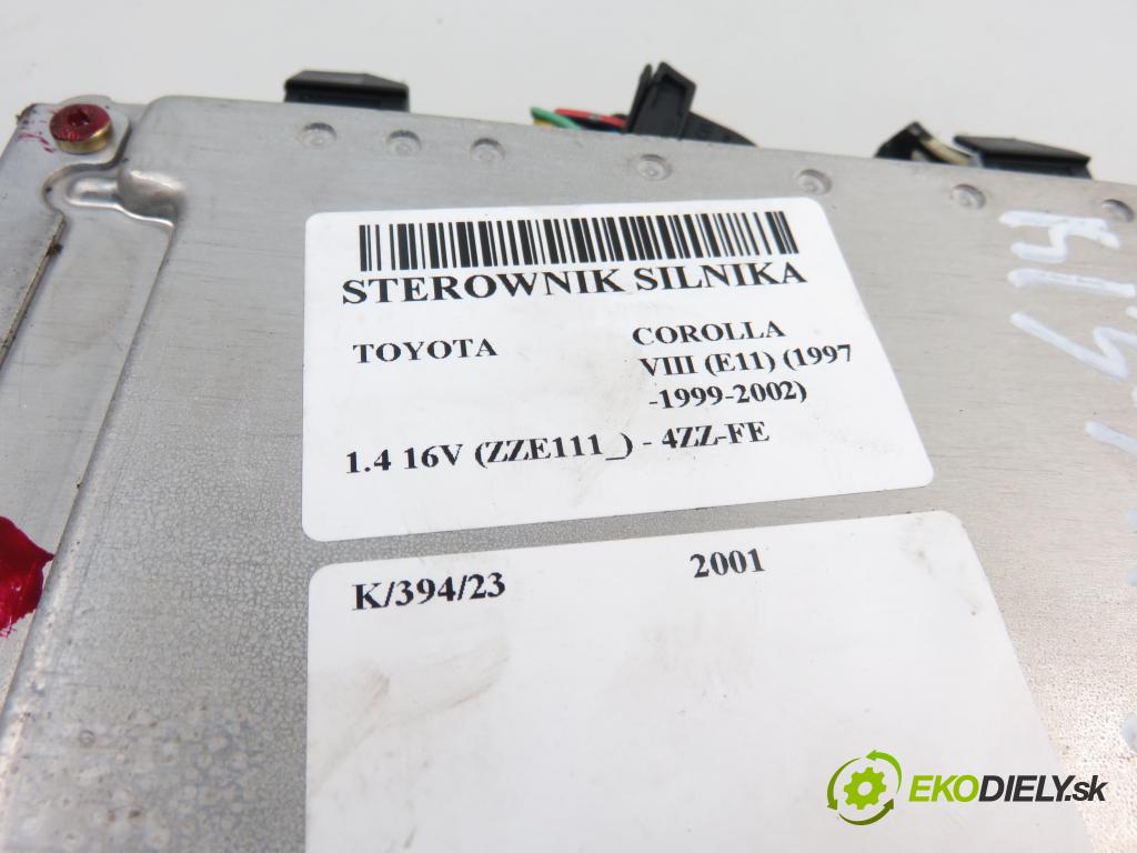 TOYOTA COROLLA (_E11_) LIFTBACK 2001 1398,00 Sterowniki silnika 1398,00 Riadiaca jednotka Motor 0261206229; 8966102663