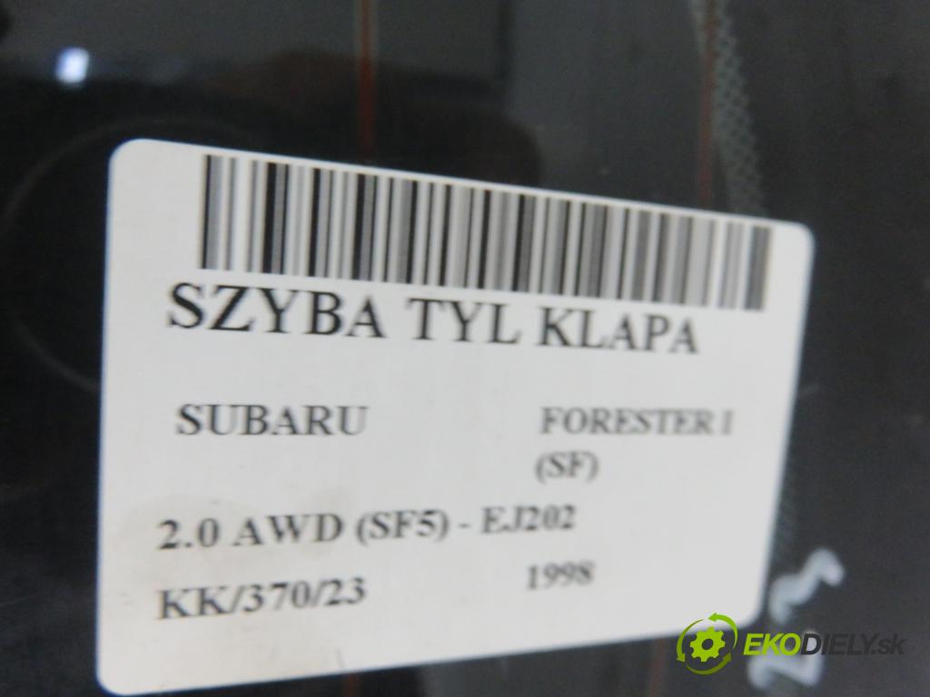 SUBARU FORESTER (SF_) SUV 1998 90,00 2.0 SOHC AWD 122 - EJ202 1994,00 okno ZADNÍ: kapota 