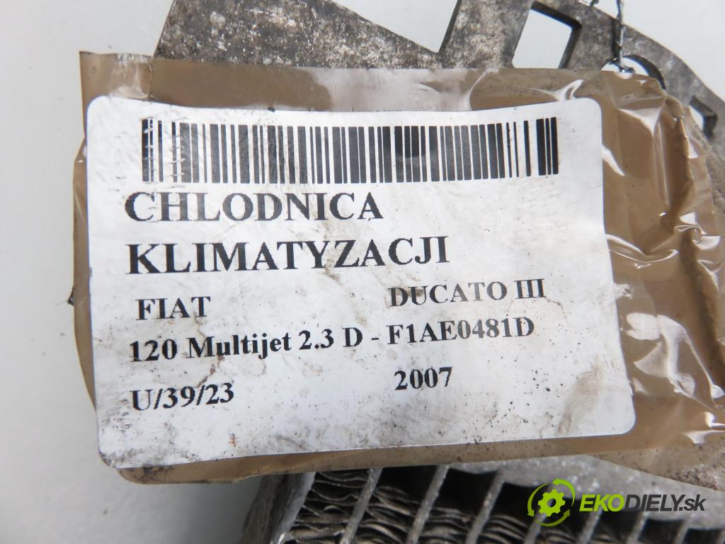 FIAT DUCATO Furgon (250_, 290_) FURGON 2007 2287,00 Chłodnice klimatyzacji (skraplacze) 2287,00 chladič klimatizácie  (Chladiče klimatizácie)