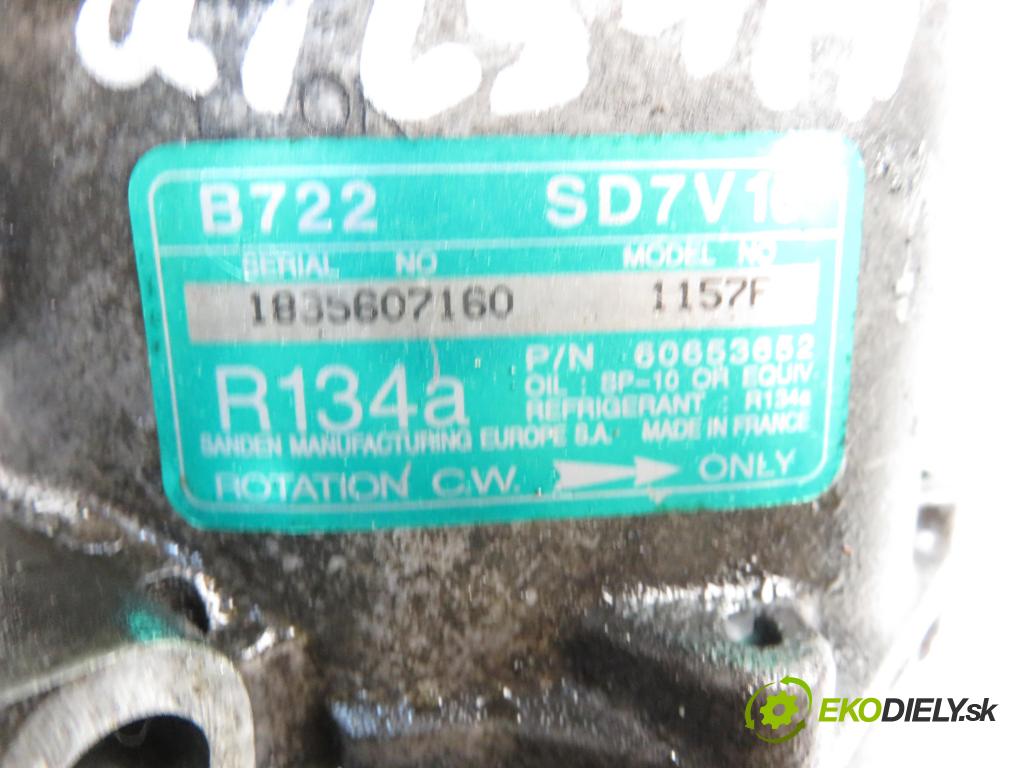 ALFA ROMEO 147 (937_) HB 2003 1910,00 Kompresory klimatyzacji 1910,00 KOMPRESOR: klimatizace 60653652 (Kompresory)