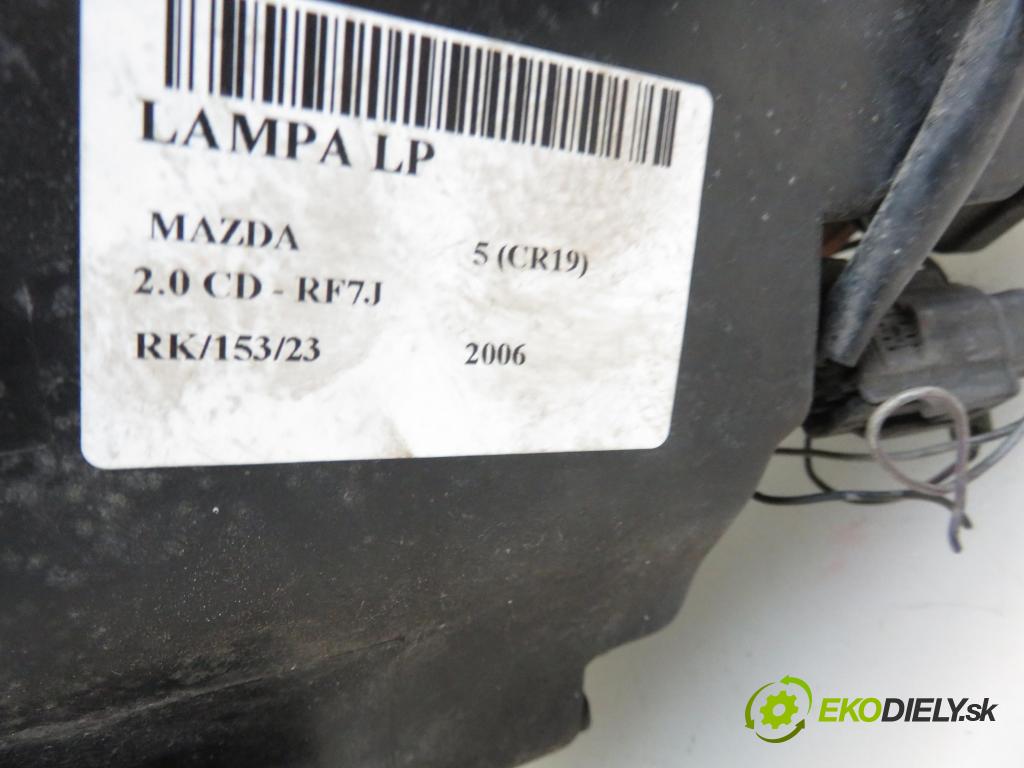 MAZDA 5 (CR19) MINIVAN 2006 1998,00 Lampy przednie 1998,00 Svetlo LP