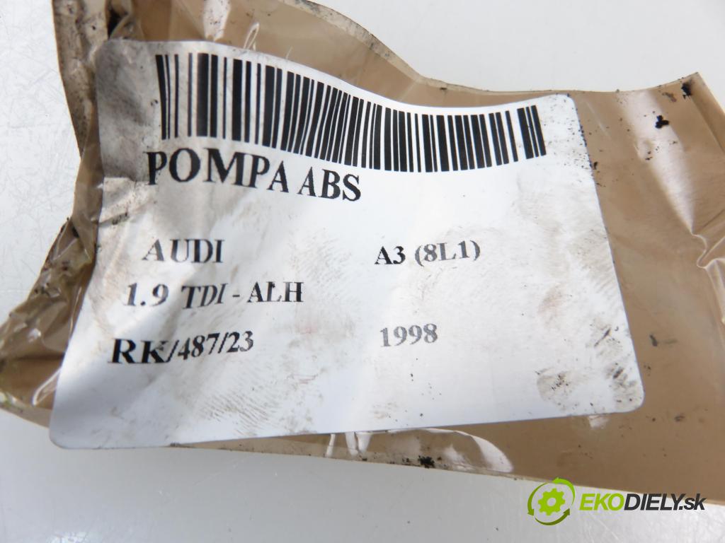 AUDI A3 (8L1) HB 1998 1896,00 Sterowniki ABS 1896,00 Pumpa ABS 1J0907379G; 1j0614117C (Pumpy ABS)