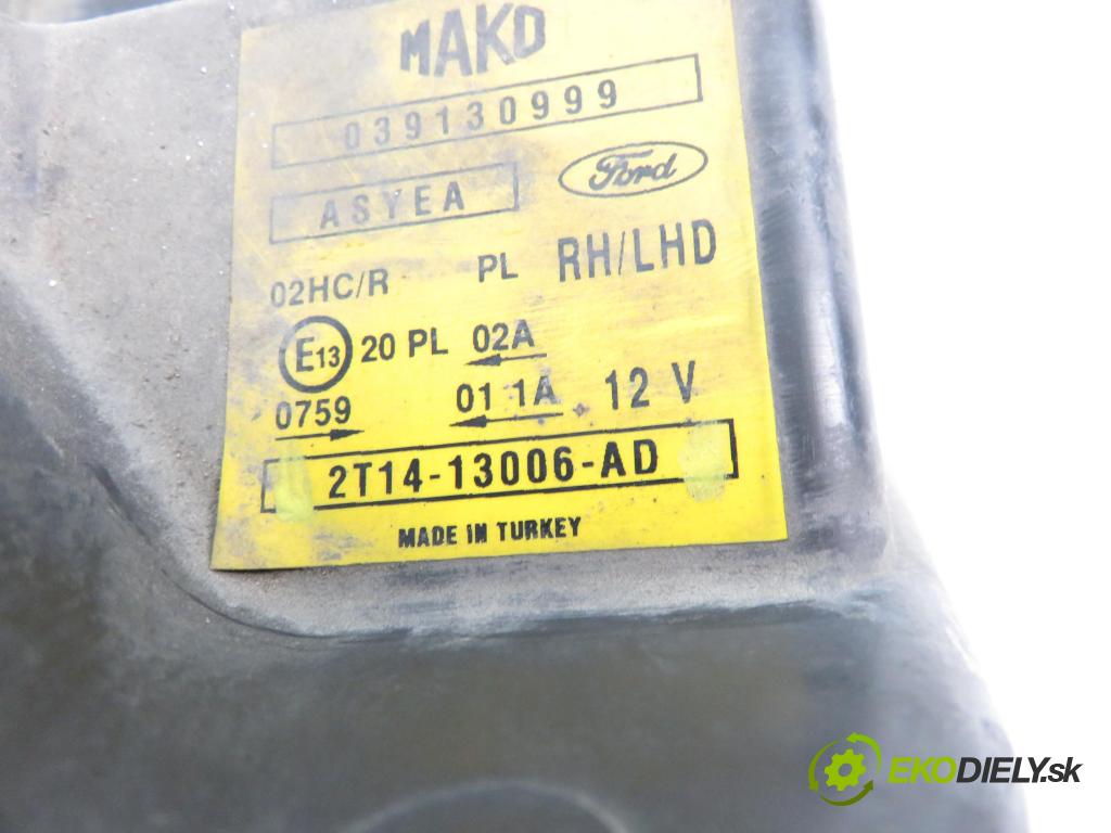 FORD TRANSIT CONNECT (P65_, P70_, P80_) FURGON 2003 1753,00 Lampy przednie 1753,00 Svetlo PP 2T1413006AD
